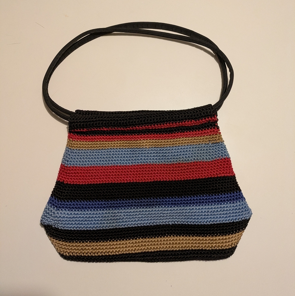 Multicolor Striped Women's Bag